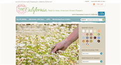 Desktop Screenshot of flowersfromcalifornia.com